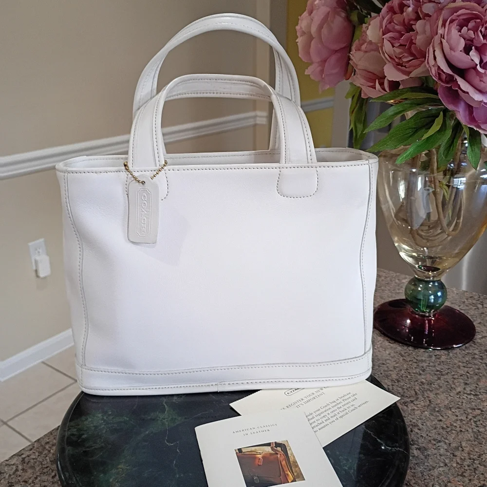 Coach Bleecker Satchel Leather  Bag